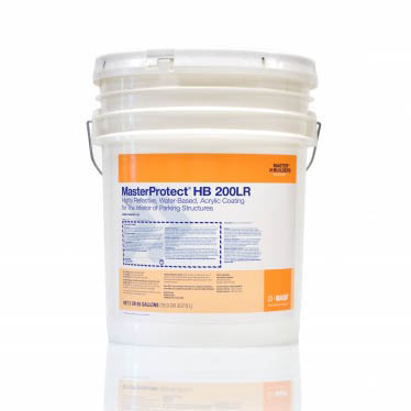 MasterProtect® HB 200LR Highly Reflective, Water-Based, Acrylic Coating, 5-gal.