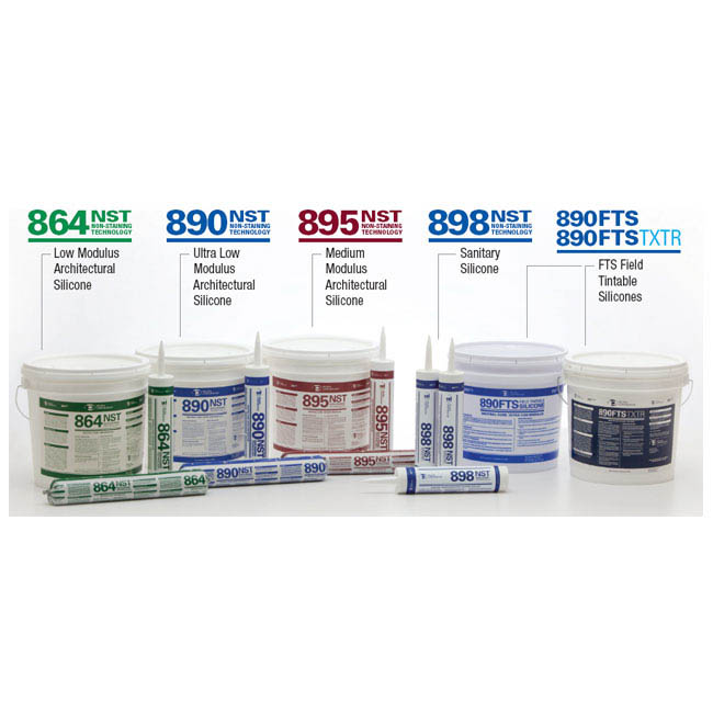 Pecora 898NST Silcone Sealant Non-Staining Sanitary Mildew Resistant 10.1-oz., Translucent