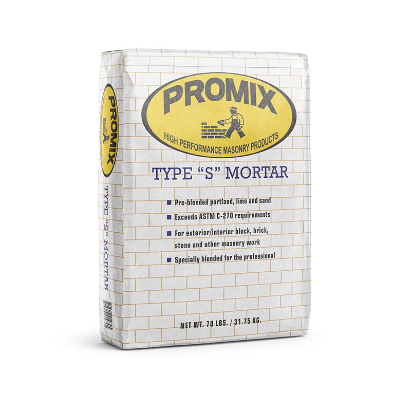 U-MIX PROMIX® Pre-blended Portland Lime and Sand Mix Mortar Type S, 70-lb.