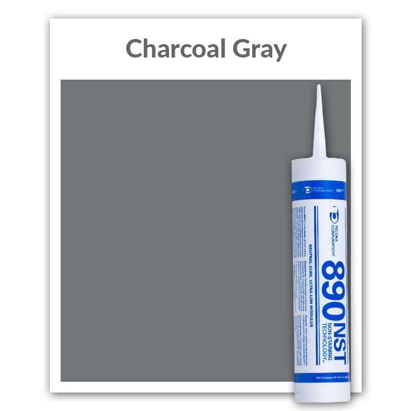 Pecora 890NST Silicone Sealant 10.1-oz., Charcoal Gray
