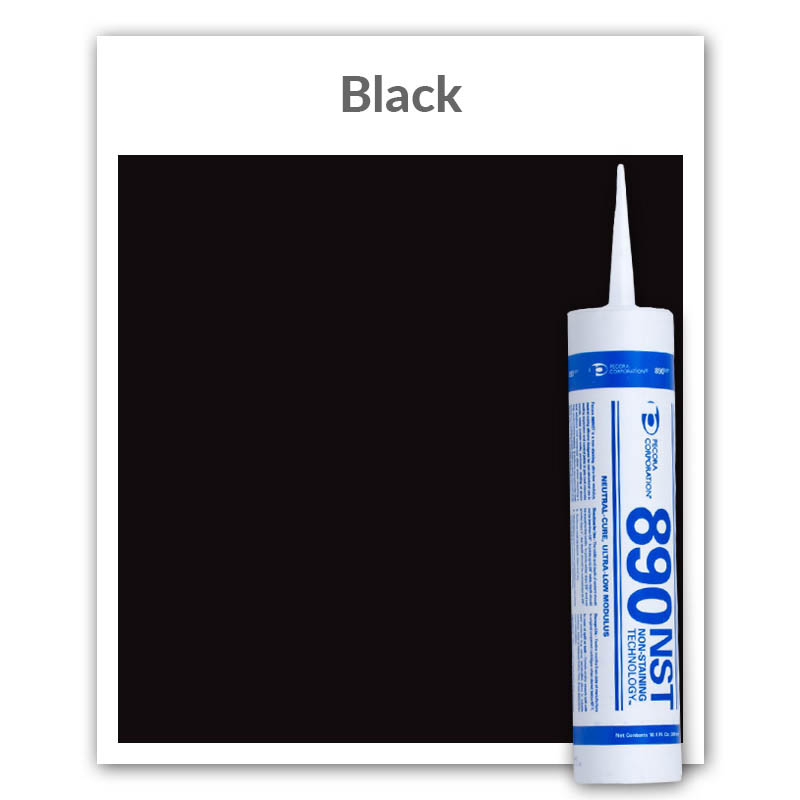 Pecora 890NST Silicone Sealant 10.1-oz., Black