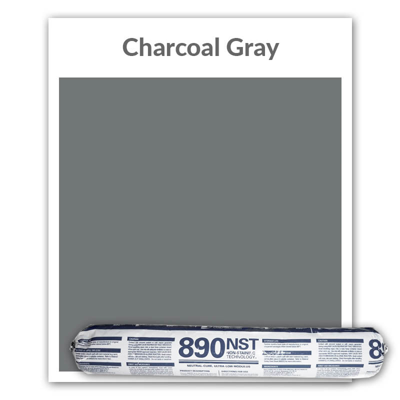 Pecora 890NST Silicone Sealant 20-oz., Charcoal Gray