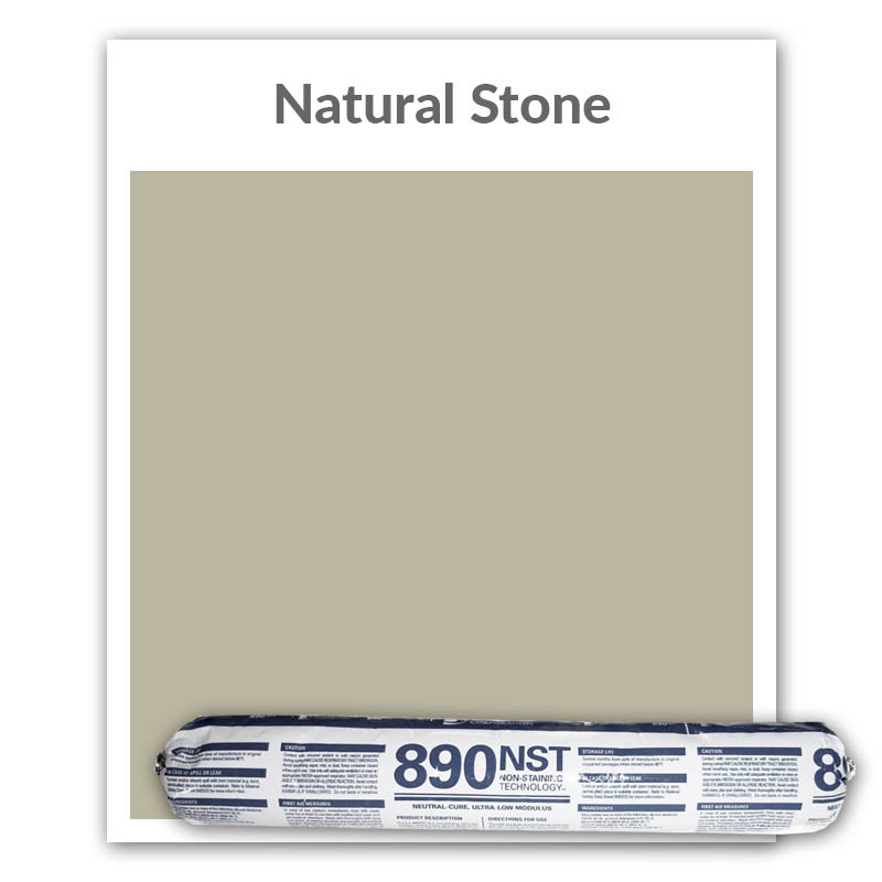 Pecora 890NST Silicone Sealant 20-oz., Natural Stone