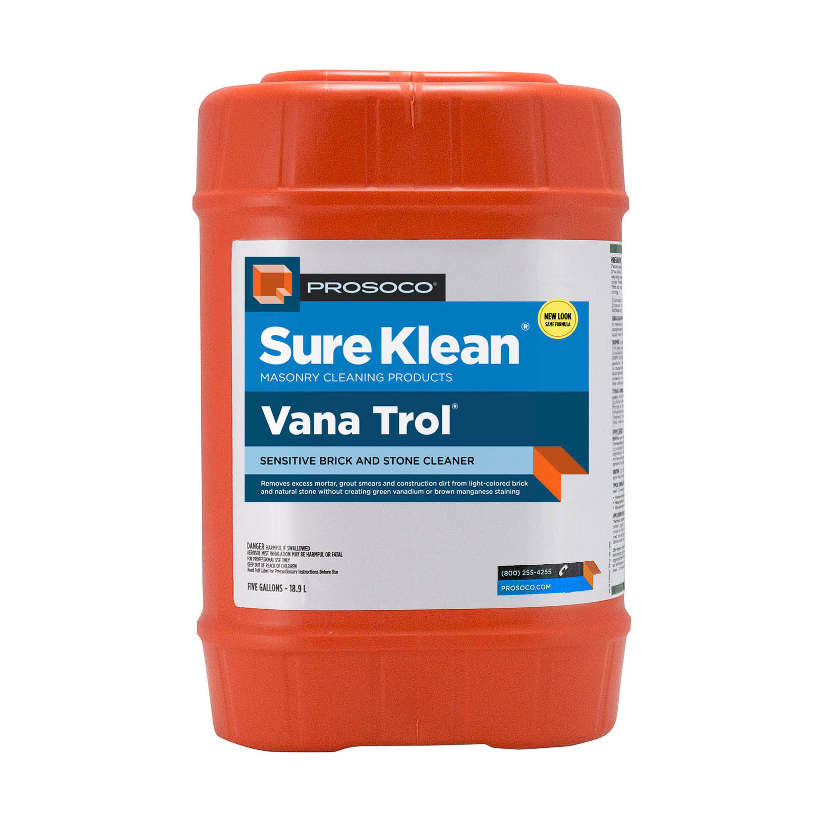 Prosoco Sure Klean® Vana Trol Acid Cleaner, 5-gal.