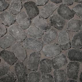 Belgard Belgian Cobble® Stone Textured Paver, Midnight