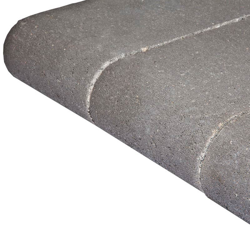 Belgard Bullnose 6"x12" Coping Paver, Charcoal