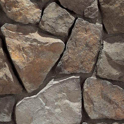 Eldorado Stone Country Rubble Stone Polermo Veneer, Flat 