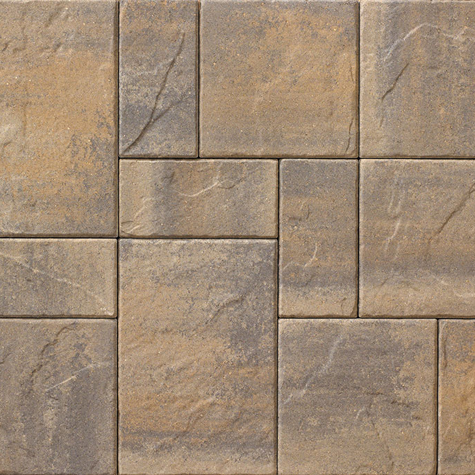 Belgard Lafitt™ Rustic Slab 3-piece 60-mm. Modular Paver, Cotswold Mist