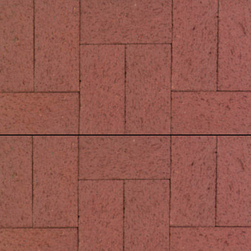 Pine Hall Thin Series Brookstown Red 1-3/8" Full Range, Modular Brick Paver