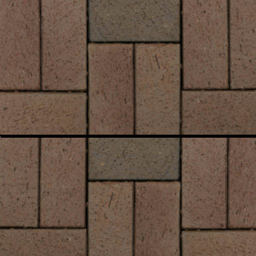 Pine Hall Brick English Edge Series Cocoa 4"x8" Brick Paver, Beveled 