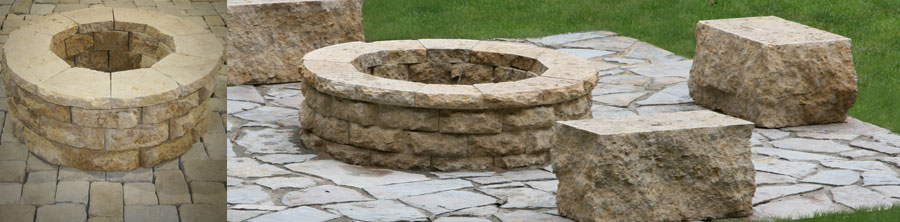 Product Spotlight Natural Stone Fire Pit Kit Watkins Concrete