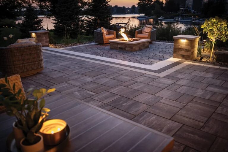 County Materials-Prestige Bullnose Coping Sea Salt-Home-Fire Pit-Outdoor