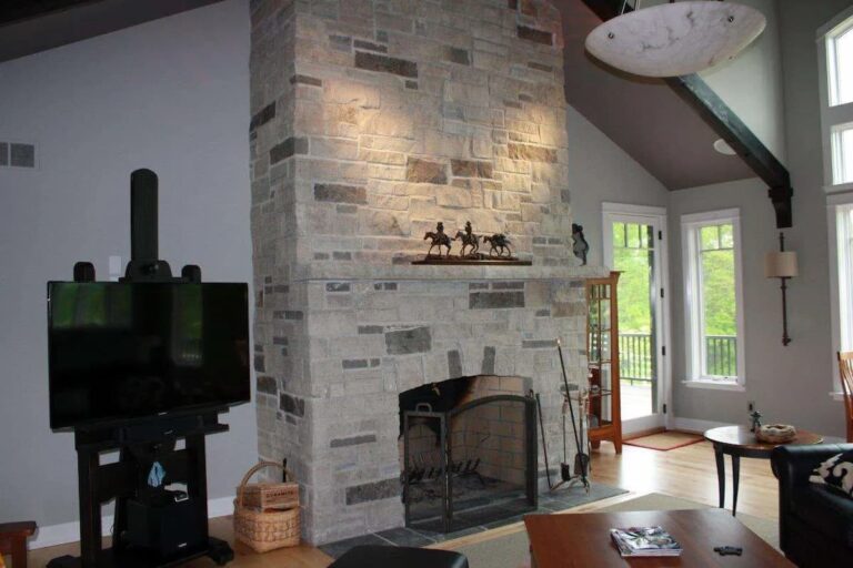 Earthworks - Harvest Mix Snapped - Home - Interior - Fireplace