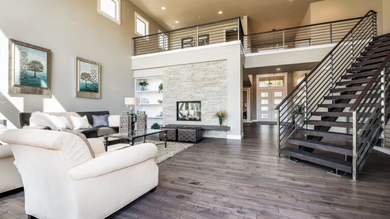 Eldorado Stone - European Ledgestone Cottonwood - Home - Interior - Living Room