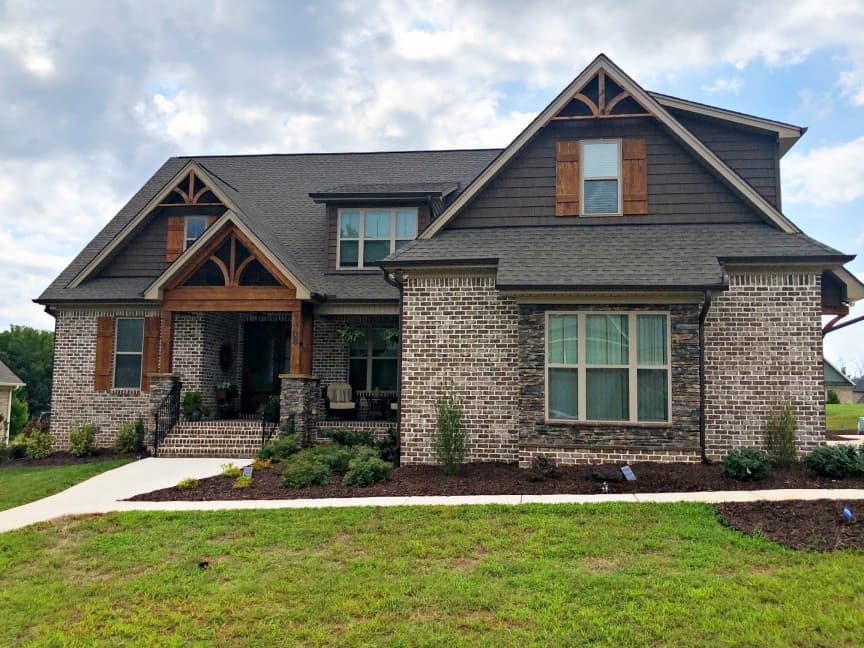 Pine Hall-Brick-Barker House Oversize-Residential-House-Exterior