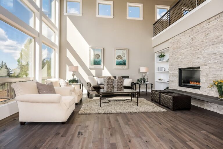 Eldorado Stone - European Ledgestone Cottonwood - Home - Interior - Living Room