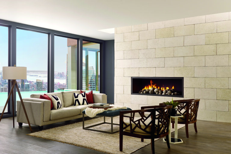 Eldorado Stone - Marquee24 Dove Tail - Home - Interior - Fireplace