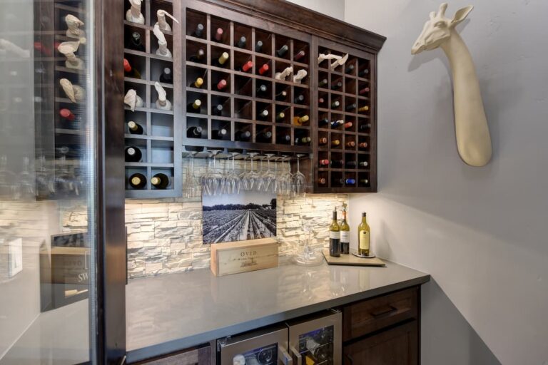 Eldorado Stone - Stacked Stone Daybreak - Home - Interior - Wine Cellar