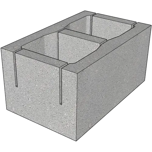 Knock Out Bond Beam - Concrete Masonry Unit