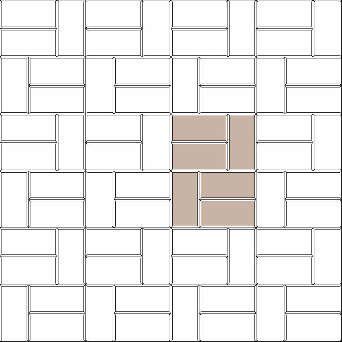 Belgard - Holland Stone Modified Basket Weave Pattern