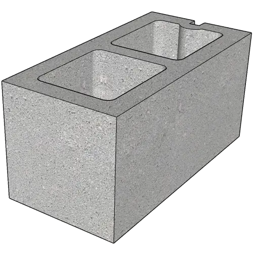 Single Corner - Concrete Masonry Unit