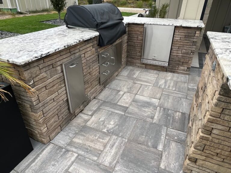 Belgard-Tandem Lamina-Grill Island-Walls