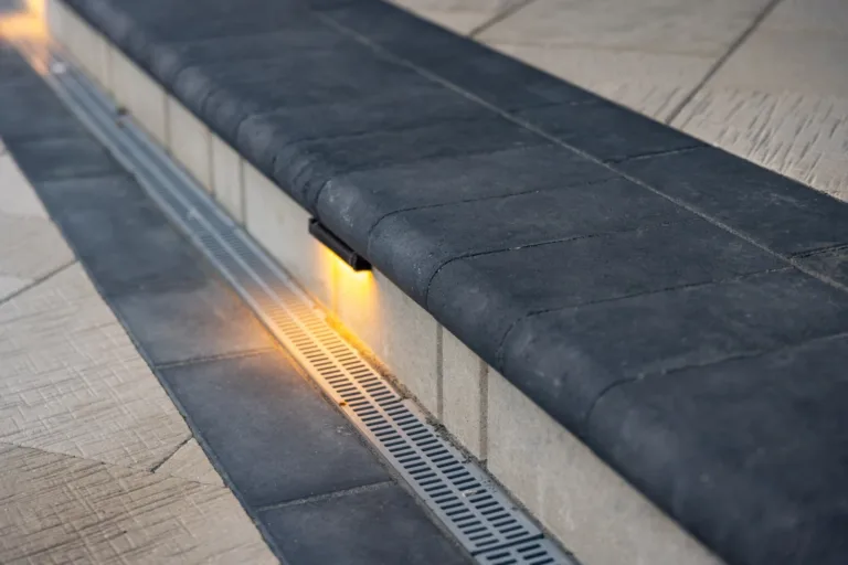 County Materials-Grand Crest Bullnose Coping Vision-Residential-Fire Pit